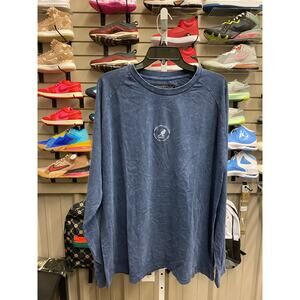Kangol Blue Acid Wash Long Sleeve T-Shirt Size XL New with Tags!